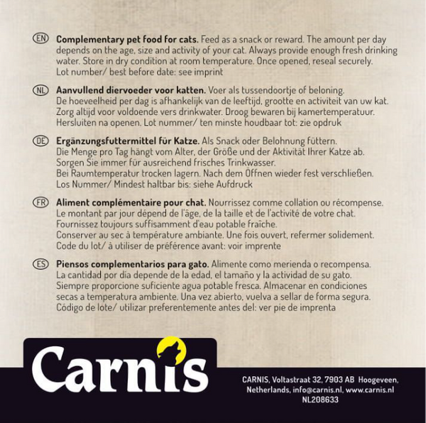 CARNIS - Hert Softy Kattensnack