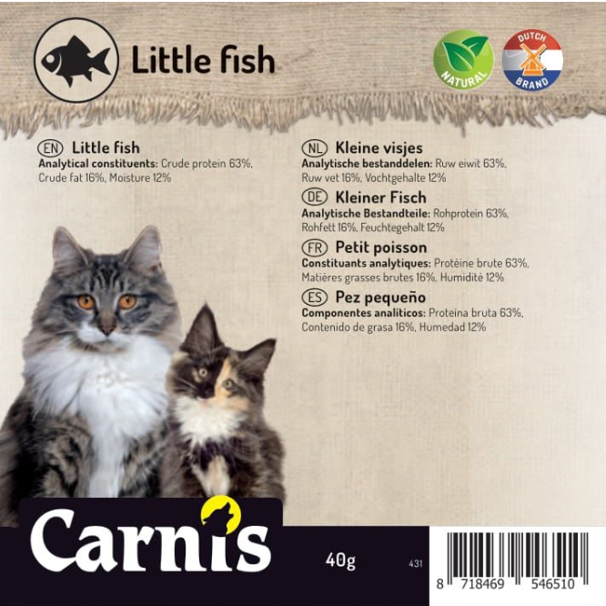 CARNIS - Kleine Visjes Kattensnack
