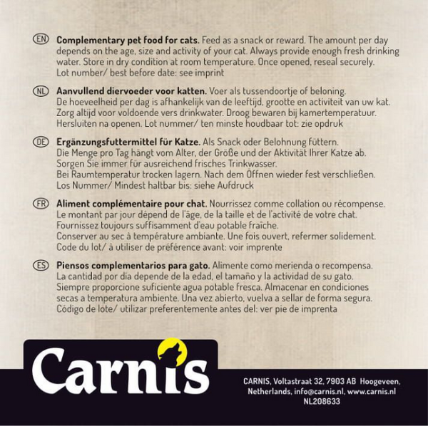CARNIS - Lam Crunchy Kattensnack