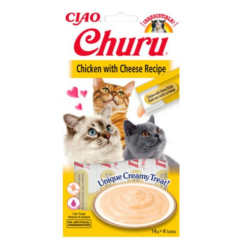 INABA CIAO CHURU - Kat Creamy Kip en Kaas